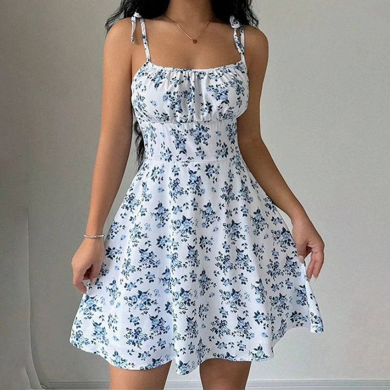 Vestido com estampa floral