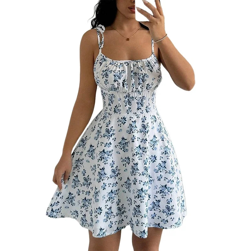 Vestido com estampa floral