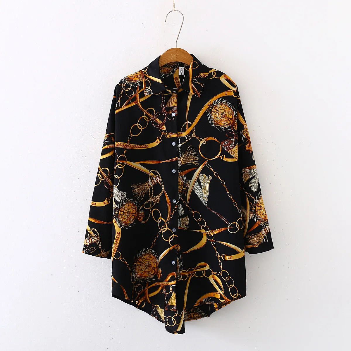 Camisa vintage com botões