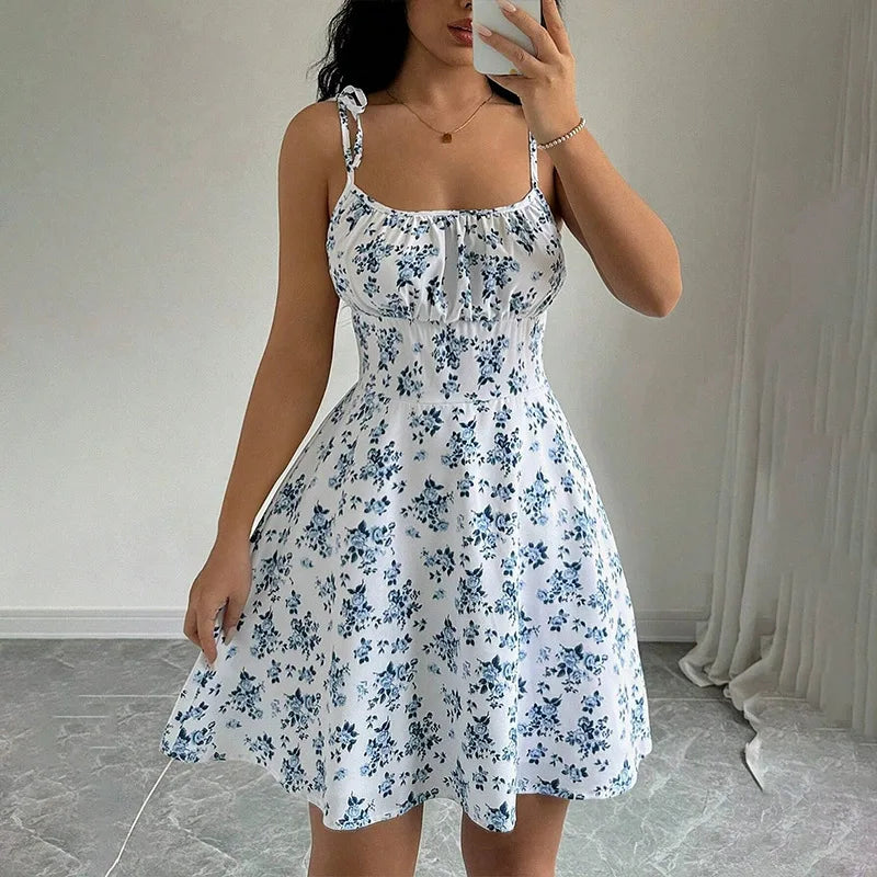Vestido com estampa floral