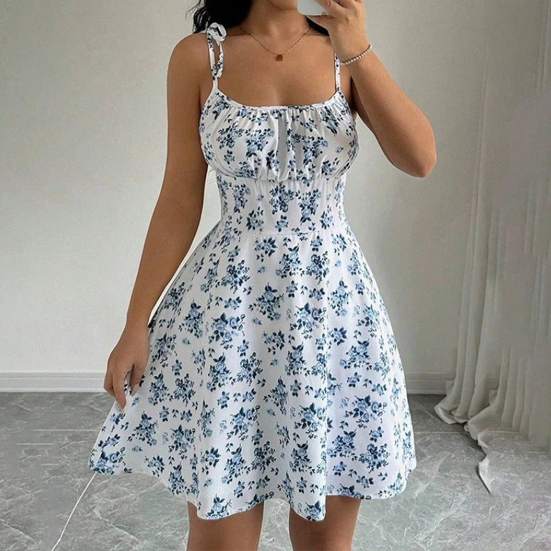Vestido com estampa floral