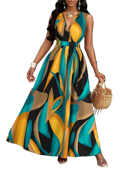 Vestido Aurora – vibrante e encantador, perfeito para manhãs de primavera.