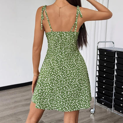 Vestido com estampa floral