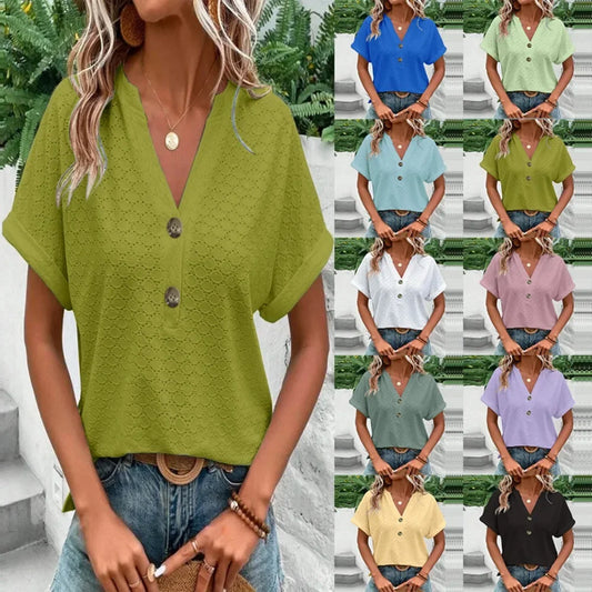 Camiseta Casual  vintage elegante verão streetwear