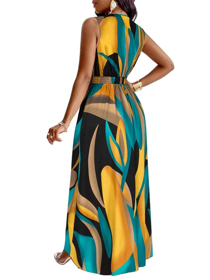 Vestido Aurora – vibrante e encantador, perfeito para manhãs de primavera.