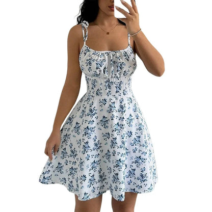 Vestido com estampa floral